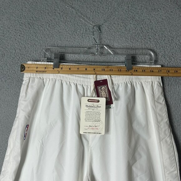 Mitchell & Ness NBA All-Star 1991 Authentic Game Warm-Up Pants Mens48 (XL) White - Picture 7 of 16